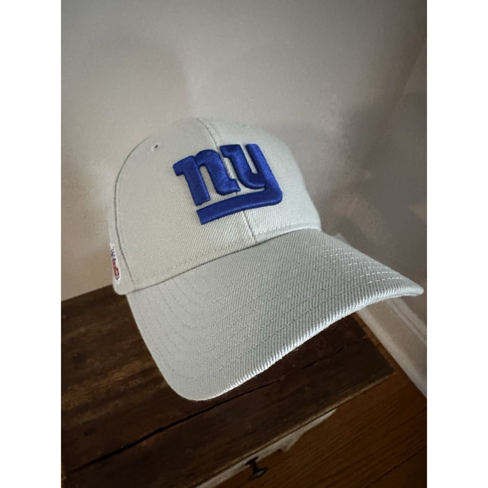 New York Giant NFL Reebok Adjustable Grey Embroidered Logo Baseball Cap
